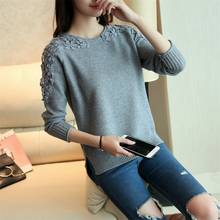 2019 Women Pullover Female Sweater Fashion Autumn Winter Warm Casual Loose Knitted Tops 2024 - buy cheap