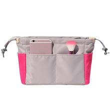 Bolsas de maquillaje informales simples multifunción, bolsa de cosméticos retráctil portátil creativa de gran capacidad, bolsa de aseo para mujeres y señoras 2024 - compra barato