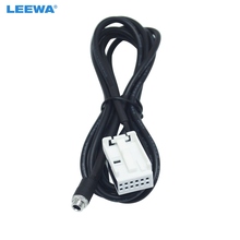 LEEWA 30X Car Radio Audio MP3 RCD510+ RCD310+ AUX-IN Adapter Cable for VW Passat B6 Golf Polo 12-Pin Port AUX Wire Cable #CA5805 2024 - buy cheap