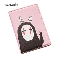 Mcneely Japan Style Spirited away Passport Covers Travel Accessories Creative ID Bank Card Bag Women Passport Business Holder 2024 - buy cheap