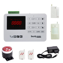 Home Security 4G Gsm Panel Alarm System Wireless 433mhz With Touch Keypad PIR Motion Detector Door Sensor 2024 - buy cheap