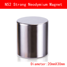 1pcs Diameter 20x30mm N52 neodymium magnet DISC strong rare earth N52 magnets 20mmx30mm NdFeB permanent round strong magnetic 2024 - buy cheap