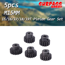 SURPASS HOBBY-juego de engranajes de piñón M1, 15T, 16T, 17T, 18T, 19T, para 1/8 Traxxas Tamiya RC, todoterreno, Monster Truck, Motor de 5mm 2024 - compra barato