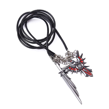 Bsarai The Radiant Dawn Iron Solari Leona Sword and Shield Zinc Alloy Lovers Couples Necklace 2024 - buy cheap