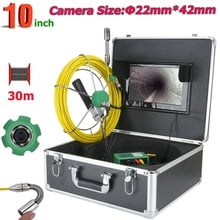 50M 30M 20M 10inch 22mm Industrial Pipe Sewer Inspection Video Camera IP68 Waterproof Pipe Sewer Inspection Camera System 2024 - buy cheap