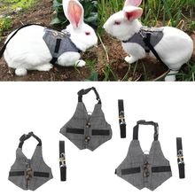 Multipurpose Rabbit Harness Small Pet Leash Chinchillas Guinea Pig Vest Clothes 2024 - buy cheap