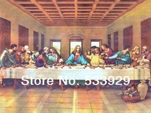 Leonardo Da Vinci Last Supper Cuadros Decoracion Hand-Painted Oil Painting On Canvas TDS-DV012 2024 - buy cheap