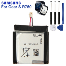 Samsung bateria de substituição original para samsung gear s SM-R750 r750 relógio inteligente baterias autênticas 300mah 2024 - compre barato