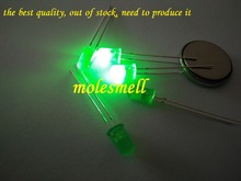 Lámparas LED difusoras de 5mm, 5mm, verdes, gran angular, 5mm, 5000 Uds. 2024 - compra barato