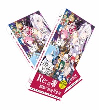180 unids/set Anime Re: vida en un mundo diferente de cero postales/tarjeta de felicitación/tarjeta de mensaje/regalos de Navidad y Año Nuevo 2024 - compra barato