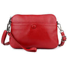 Guaranteed Genuine Leather Cross-body Bags Multi-function Messenger Bag Women's Leather Bag 2019 New Arrivals Women Clutch Bags 2024 - buy cheap