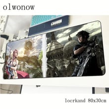 Mousepad final fantasia 80x30cm, tapete gamer grande para jogos, computador popular, teclado, mousepad grande 2024 - compre barato