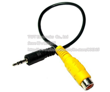 NCHTEK Vehicle camera AV  2.5mm to RCA GPS AV-in Converter Cable, RCA to Av Adapter Cable/Free Shipping/10PCS 2024 - buy cheap