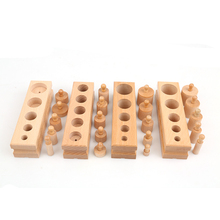 Puzzle Wooden Toys Educational Cylinder Socket Toy Baby Development Practice And Senses 2024 - buy cheap