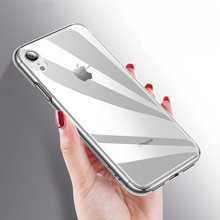 Мягкий силиконовый чехол LOLEDE для iPhone 5S, SE 6 6s 7 8 plus X Xs Max ультратонкий модный прозрачный задний Чехол для iPhone 2024 - купить недорого