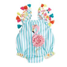 Summer Clothing 6M-5T Newborn Kid Baby Girls Bikini Swimwear Swimsuit Tassel Cute Bathing Suit Animal Print Beachwear One-piece 2024 - buy cheap