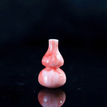 Cuentas sueltas de coralino sintético rosa, accesorios de calabaza de 14x24mm, joyería artesanal a la moda, 5 uds., B922 2024 - compra barato