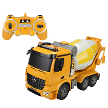 Camión mezclador de cemento grande RC para niños, camión de bomberos, basura, grúa de 2,4G con Control de Radio, vehículo de construcción en miniatura, juguetes de pasatiempo para regalo 2024 - compra barato