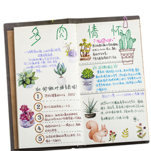 50 unidades/pacote plantas suculentas kawaii adesivos conjunto decorativo scrapbooking diy diário álbum vara lable 2024 - compre barato