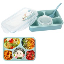 Lunch Bento Box, Iwotou Microwave and Dishwasher Safe Lunch Box with 5+1 Separated Containers (00116) 2024 - buy cheap