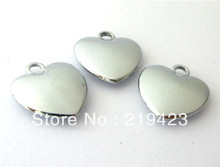 wholesale 100pcs/lot 17x21mm  Heart Hang Pendant Charm fit necklace cell phone charms 2024 - buy cheap