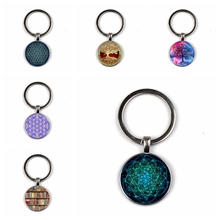 Keychain Glass Time Gem Keychain Key Jewelry Custom Photo Personality Gift , Keychains gifts for men  kingdom hearts 2024 - buy cheap