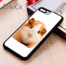 LvheCn hamster and guinea pig phone Case cover For iPhone 5 6 6s 7 8 plus X XR XS max 11 12 Pro Samsung Galaxy S7 edge S8 S9 S10 2024 - buy cheap