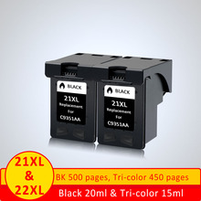 XiangYu Black 21XL 22XL Refill Ink Cartridge Replacement for hp 21 22 XL Deskjet 3910 3930 3940 D1311 D1320 D1330 D1341 D1360 2024 - buy cheap