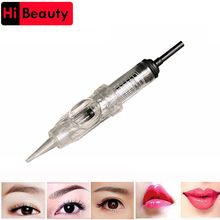 20pcs/lot Disposable Sterilized Permanent Lip Eyebrow Makeup Bayonet Tattoo Needles Cartridge 1R 3R 3F 5R 5F 7R 7F 2024 - buy cheap