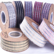 Kewgarden 3/8" 1" 1-1/2" Stripe Satin Ribbons Handmade Tape DIY Bowknot Ribbon Plush Riband Clothing Gift Packag 10 yard 2024 - buy cheap