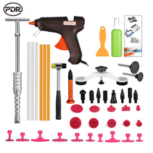PDR Dent Repair Tools Car Body Repair Tools Glue Gun T Puller Glue Tabs Glue Sticker Bridge Puller Rubber Hammer Hand Tool Set 2024 - buy cheap