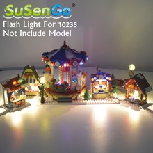 SuSenGo-Kit de luces Led para Navidad, 10235, invierno, pueblo, Compatible con regalo de Navidad, modelo sin ladrillos, 36010 2024 - compra barato