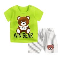 New summer Children's clothes set cotton baby short sleeve clothing set baby boys and girls body suit cartoon kids clothing set 2024 - buy cheap