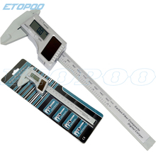 Solar Power Digital Caliper electronic Vernier Calipers Carbon Fiber Composite  Micrometer LED Display thickness gauge 2024 - buy cheap