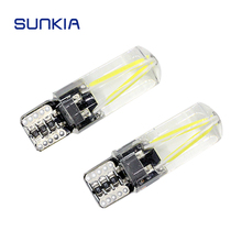 SUNKIA-bombilla LED impermeable para estacionamiento de coche, reemplazo de cuña Canbus, color blanco, 12V DC, W5W, 194, 168, 2 uds. 2024 - compra barato