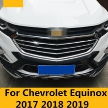 For Chevrolet Equinox 2017 2018 2019 Bumper Air-inlet Grille Trims Front Grille Strip Center Racing Cover decoration Accessories 2024 - buy cheap