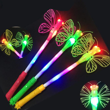 LED Butterfly Stick Colorful Glow Stick Flashing Batons led toys Light-Up Stick Festival Party Decoration Concert Prop Bar 2024 - buy cheap