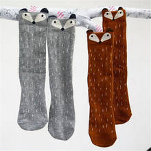 1 пара дизайнерские гетры для новорожденных кавайные носки с изображением лисы защитные гетры для маленьких мальчиков и девочек Детские наколенники гетры 2024 - купить недорого