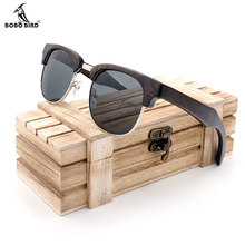 BOBO BIRD-gafas de sol polarizadas para hombre y mujer, lentes de madera, Retro, a la moda, UV400, en caja, V-AG017/18 2024 - compra barato