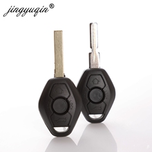 jingyuqin 10pcs HU92 Hu58 Remote Car Key Shell For BMW 3 5 7 SERIES Z3 Z4 X3 X5 M5 325i E38 E39 E46 3 Button Key Fob Case Cover 2024 - buy cheap