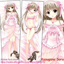 Funda de Anime Yosuga no Sora Kasugano Sora, vestido rosa, funda para almohada decorativa 2024 - compra barato