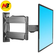 Suporte de parede de led para monitor de painel plano nb p4, suporte de parede com 3 braços articulados para monitor de 32 "a 55" 2024 - compre barato