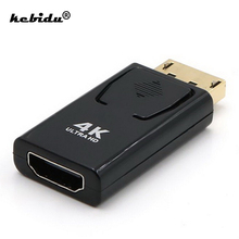 kebidu 4K DP to HDMI-compatible Adapter Displayport Display Port To HDMI-compatible Converter Cable For Notebook Laptop Monitor 2024 - buy cheap