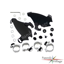 Motorbike 35-41mm Fork Headlight Fairing Trigger Lock Mount Bracket Kit for Harley Sportster FXDL Dyna Super Glide 1986-2016 2024 - buy cheap