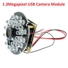 1.3 megapixel 960P HD AR01301/3 CMOS Mini Cmos Low Light Webcam Board Usb Infrared Camera Module android with IR illuminators 2024 - buy cheap