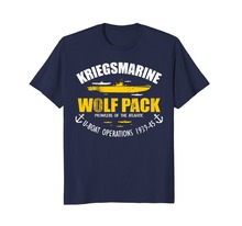 Camiseta de algodón de la 2. ª Guerra Mundial, 100%, submarino alemán, Kriegsmarine Wolf, estilo de verano, gran oferta, 2019 2024 - compra barato