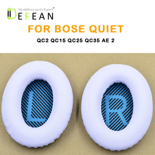 Defean 1 pair White(Blue-LR) Replacement Ear Pads EarPads For Bose QC2 QC15 QC25 QC35 AE 2 2i 2w SoundTrue Headphones 2024 - buy cheap