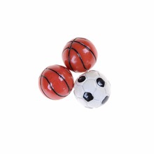Mini bola de futebol e basquete, decoração em miniatura para casa de bonecas 1:6/1:12 2024 - compre barato