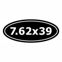 15*6.1CM 7.62x39 AK-47 Ammo Car Sticker Decals Digital Motorcycle Stickers Personalized Car Accessories Black/Silver C1-0232 2024 - buy cheap