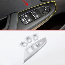 For BMW X3 X4 F25 F26 2012-2017 Car Accessories 4 Pcs ABS Matte Chrome Window Button Switch Decor Armrest Panel Refit Stickers 2024 - buy cheap
